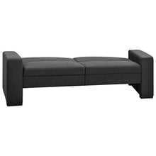 vidaXL Divano Letto Dormeuse Canapè Giaciglio Mobili Arredamento Ottomana Sofà Poltrona Seduta Salotto Divanetto Branda Grigio Scuro in Tessuto