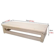 Sgabello per scale Robusto Step Stool, Piccolo in Legno Sgabello per Bambini per Vasino da Toilette e Lavandino del Bagno, Caricare 150kg Passo Sgabello (Size : 70×30×20cm)