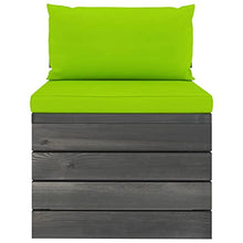 vidaXL Set Divani da Giardino su Pallet 7 pz con Cuscini Massello Pino