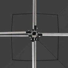 SKM Gazebo Professionale Pieghevole Alluminio 2x2 m (Antracite)