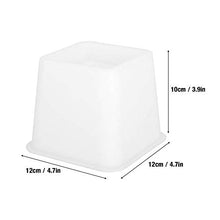 Yissone 4 Pezzi Rialzo Mobili 12X12 Cm Bianco Sicuro Durevole Divano Sollevatore per Poltrona Letto Divano Ampio Bordo Inferiore Aumentare Strumento di Sollevamento