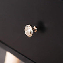 XHCP Comodino Comodino scandinavo Comodino per Camera da Letto/Soggiorno (Nero, 1)