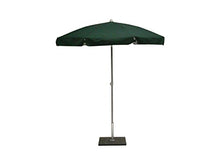 Maffei Art 181 Venezia ombrellone Rotondo Cotone Duplex Diametro cm 200. Made in Italy. Colore Verde/Riga Verde