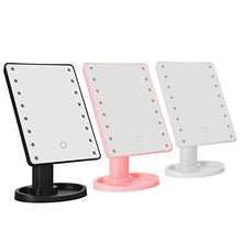 Specchio Trucco con 16 Luci LED Large Mirror Rotazione 360° Makeup Arredamento
