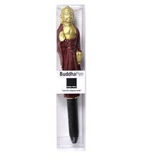 Design Ideas - Statuetta di Buddha a forma di penna 2,5 x 2,5 x 15 cm