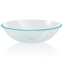 lavabo da bagno in vetro temperato Trasparente 42 x 14 cm