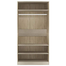 FAMIROSA Armadio Rovere Sonoma 100x50x200 cm in Truciolato