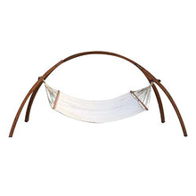 Supporto per amaca in legno ad arco per esterni, include amaca in cotone, capacità 204,1 kg, 2 adulti, 14 piedi