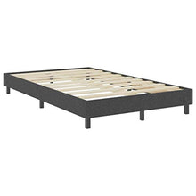 SKM Letto a Molle Grigio Scuro in Tessuto 120x200 cm (43.2kg)