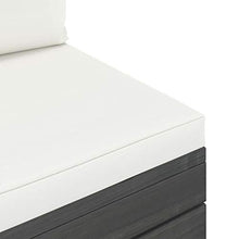 FAMIROSA Set Divani da Giardino su Pallet 2 pz con Cuscini Massello Pino-1661
