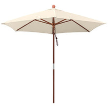 anndora ombrellone 25002, Diametro 2,5 m, Colore: Naturale