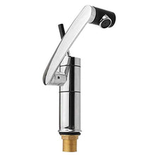 HYY-YY Rubinetto della Cucina a 360 ° Ruota Spray Montato Piattaforma Chrome Bagno lavabo Tap Cascata Rubinetto Mobili