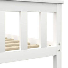 FAMIROSA Giroletto con 2 Cassetti Bianco in Massello di Pino 180x200 cm-0428