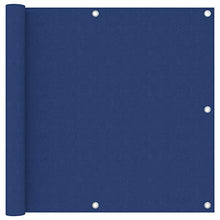 vidaXL Paravento Balcone Blu 90x400 cm in Tessuto Oxford