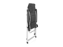 Set di 2 robuste sedie da campeggio XXL, imbottite, pieghevoli e leggere, poltrona relax con comfort