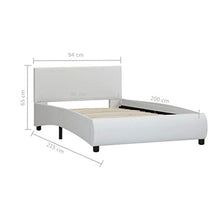 SKM Giroletto Bianco in Similpelle 90x200 cm (21.3kg)