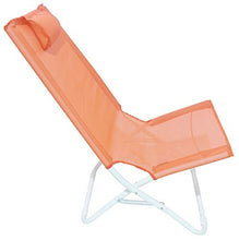 Meerweh Strandstuhl Sedia da Spiaggia, Colore: Arancione