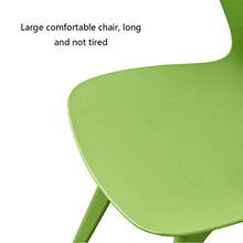 zvcv Sedia per Computer di casa, sedie da Pranzo semplici ergonomiche in plastica per Ufficio, Sala da Pranzo, Cucina, Camera da Letto, Grigio