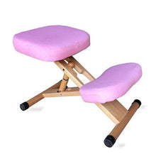 RRTYA Sedia ergonomica in ginocchio regolabile in altezza con schienale (Cotone e Linen1)