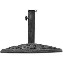 vidaXL Base Porta Ombrellone in Ghisa 12 Kg con Adattatore Supporto Parasole