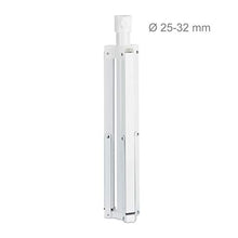 Relaxdays, Bianco Base per Ombrellone, per Aste con D: 25-35 mm, Treppiedi Pieghevole, Stabile, HLP: 55 x 67 x 67 cm