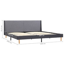 SKM Giroletto Grigio in Tessuto 160 x 200 cm