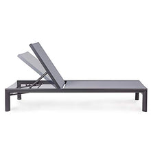 Bizzotto Lettino Skipper con Ruote - Antracite