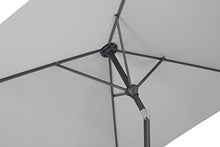 Schneider Bilbao 210 x 130 cm Ombrellone, Grigio Argentato