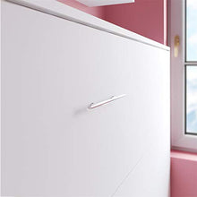SMARTBett Letto a Scomparsa Basic Letto Ribaltabile Letto a Muro (120x200 Orizzontale, Bianco)