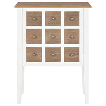 vidaXL Credenza Elegante Carattere Rustico Solida Raffinata Pulizia Facile Classica Madia Buffet Mobiletto Armadio Bianco Legno Massello