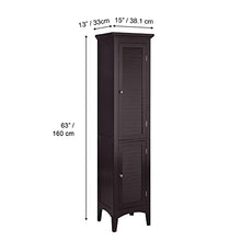 Versanora ELG-598 Mobile da Bagno, MDF, Marrone