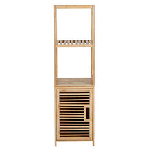 Axentia Armadietto da Bagno con 2 Ripiani, Legno ingegnerizzato, ca. 33 x 115 x 33 cm
