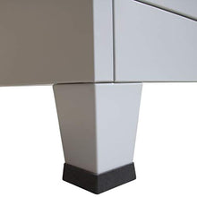 FAMIROSA Armadio con 3 Armadietti in Acciaio 90x45x180 cm Grigio
