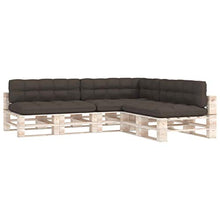 Buyounger Cuscini per Divani su Pallet 7 pz Grigio Talpa