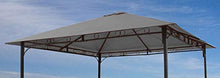 QUICK STAR Tetto di ricambio per gazebo da giardino, 250 g, 3 x 3 m, grigio RAL 7012, rivestimento di ricambio