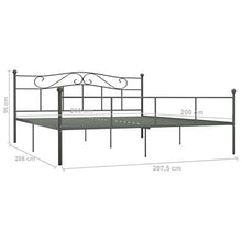 SKM Giroletto Grigio in Metallo 200x200 cm (20.8kg)