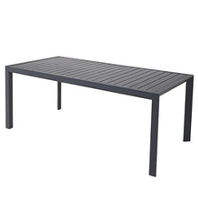 Chicreat Tavolo allungabile in alluminio, da esterni, 180 x 90 x 71,5 cm