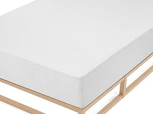 Biberna 0012344 Lenzuolo Frottee-Stretch (Altezza Materasso max. 22 cm) 1X 90X190 cm > 100X200 cm, Bianca
