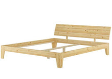 Erst-Holz Solido Largo Matrimoniale in Pino massello 180x200 con doghe rigide 60.62-18