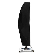 BESTINE - Copriombrellone extra large con cerniera e coulisse, impermeabile, antivento e anti-UV, in tessuto Oxford da giardino e patio, con custodia per ombrellone