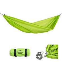 AMAZONAS AZ-1030280 Ultra-Light Travel Set Lime Amaca da Trekking, Verde Acido