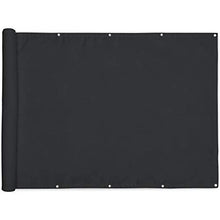 Sol Royal Frangivista e Telo frangivento per balconi SolVision PB2 90x500 cm - Impermeabile - Schermo Privacy - con Occhielli - Antracite