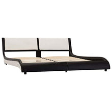 SKM Giroletto Nero e Bianco in Similpelle 180x200 cm (39.9kg) Nero-0346