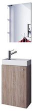 Mobile Lavabo Quercia Sonoma Lavandino con Armadio o Specchio