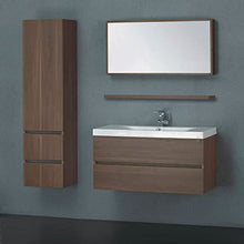 KZOAO Paris - Set lavabo, 100 cm, colore: Noce