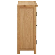 vidaXL Cantinetta per 11 bottiglie, 80 x 32 x 80 cm, rovere massiccio