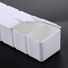 SDENSHI Portapillole Portatile Da Viaggio Portapillole Organizer per Tablet Da 7 Giorni
