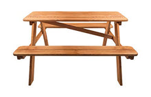 ADGO - Set con tavolo e panche da giardino per bambini, 90 x 90 x 49 cm