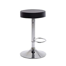 Set di 2 sgabelli da bar, altezza regolabile (60 – 80 cm) per sala da pranzo, bistrot, bar, colore: grigio