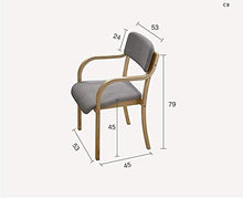 DEWUFAFA Sedia di Legno Solido Bar Chair Bar Sedia Tavolo Durevole e Non Facile deformare Stool Bar Stool Sgabello Alto .Sedia da Ufficio (Color : Black)